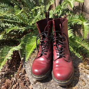 Smooth Cherry Red Mens Dr. Martens